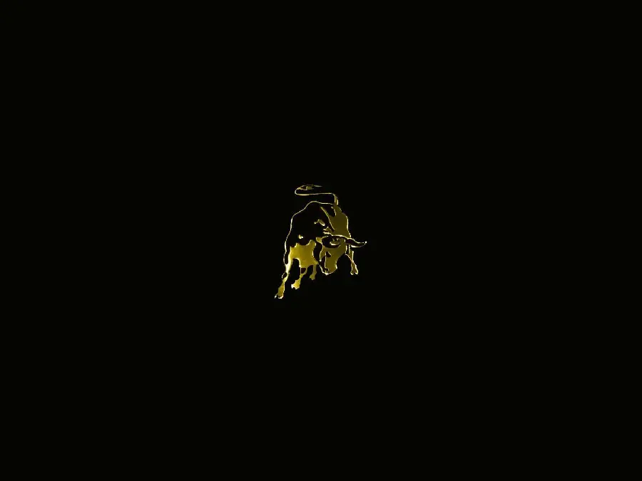 Download Lamborghini car logo and raging bull background design