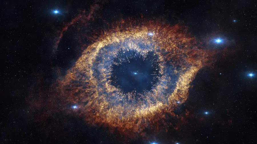 A masterpiece wallpaper of the beautiful Eye of God nebula with HD quality