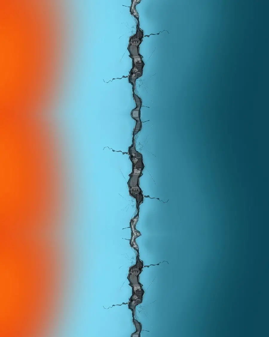 The Most Beautiful Blue and Orange Wallpaper for Galaxy Z Fold 2022