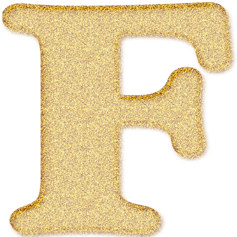 Download the amazing gold-plated letter f background in FUII HD quality