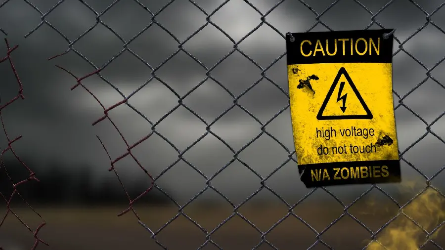 Free download of strange and scary profile picture of electric shock danger sign in Full HD quality 