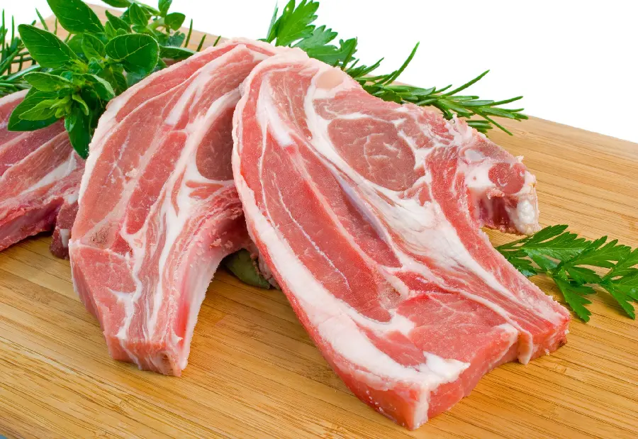 Advertising photo of healthy and nutritious veal for butchers' Instagram