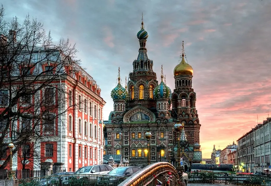 Download the image of the Church of the Savior on Blood, St. Petersburg, Russia