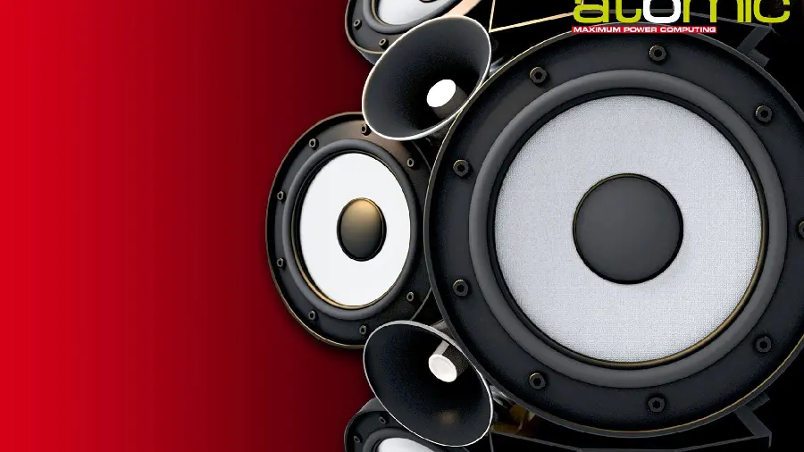 Latest Digital Photo of Speaker with Attractive Red Background 