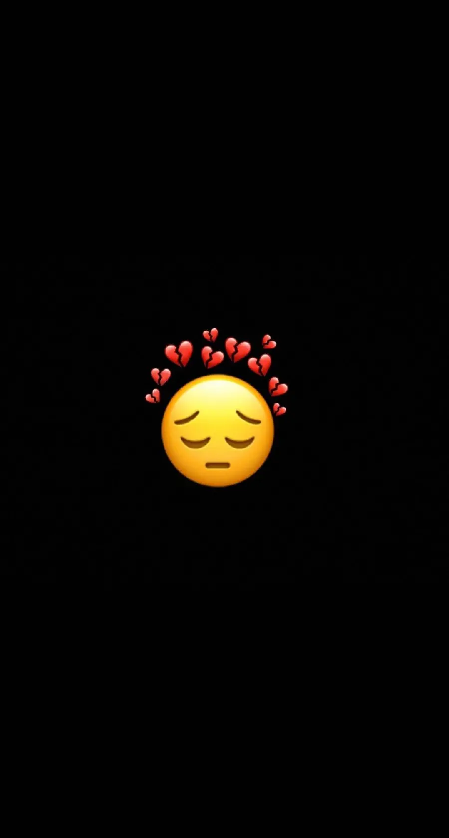 Great sad emoji wallpaper for profile 