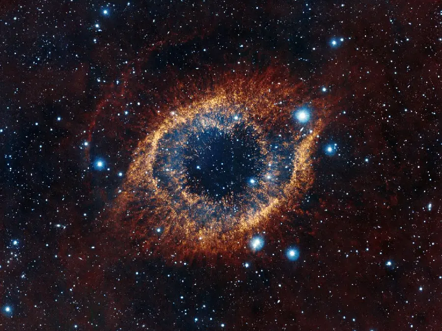 New and magnificent background of the Eye of God Nebula with brilliant details 