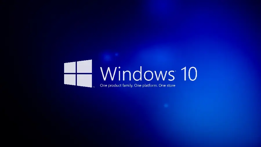 Download the famous blue background photo for Windows 10