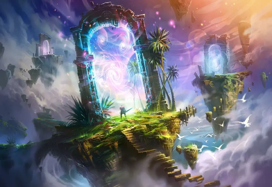 Dreamy HD photo of the entrance to the magical world for your profile