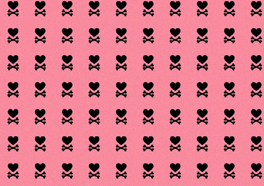 Free Download Pink Skull Background Texture for Laptop