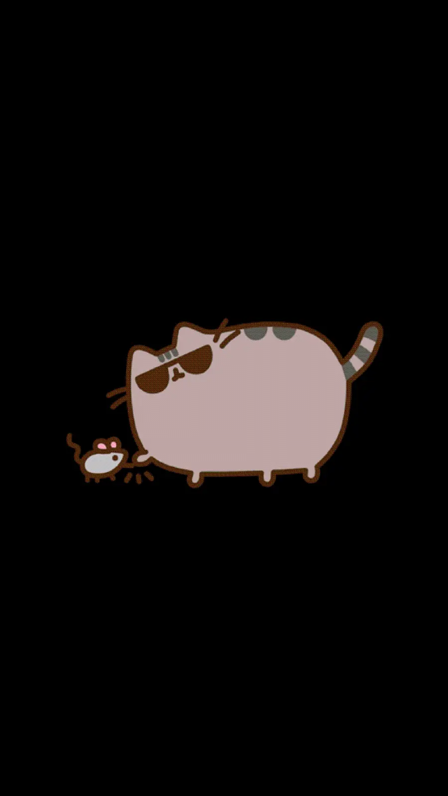 The latest wallpaper with a cartoon cat and mouse design