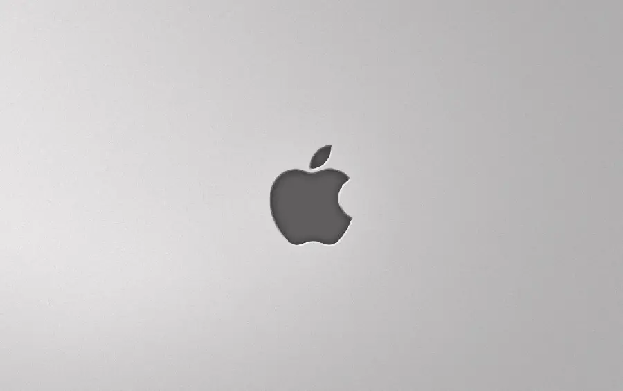 Today's stock photo of a bitten apple on a gray background in HD quality suitable for WhatsApp
