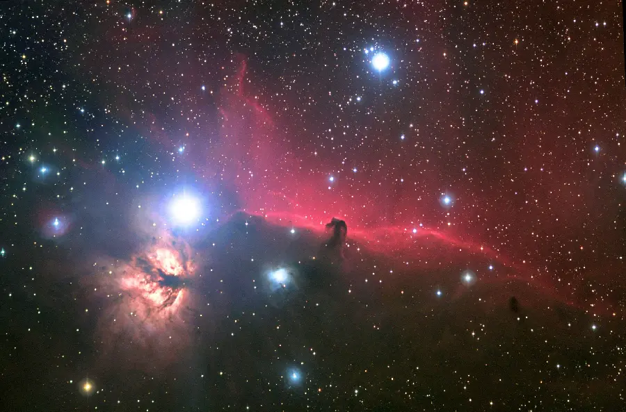 The most amazing horsehead nebula background, a beautiful subject for space photography