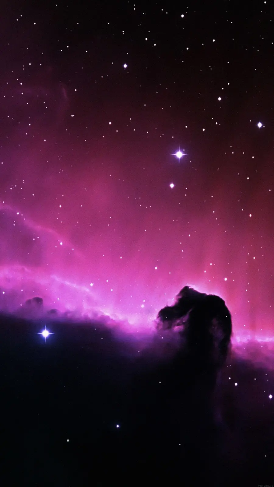 Eye-catching pink nebula image for mobile