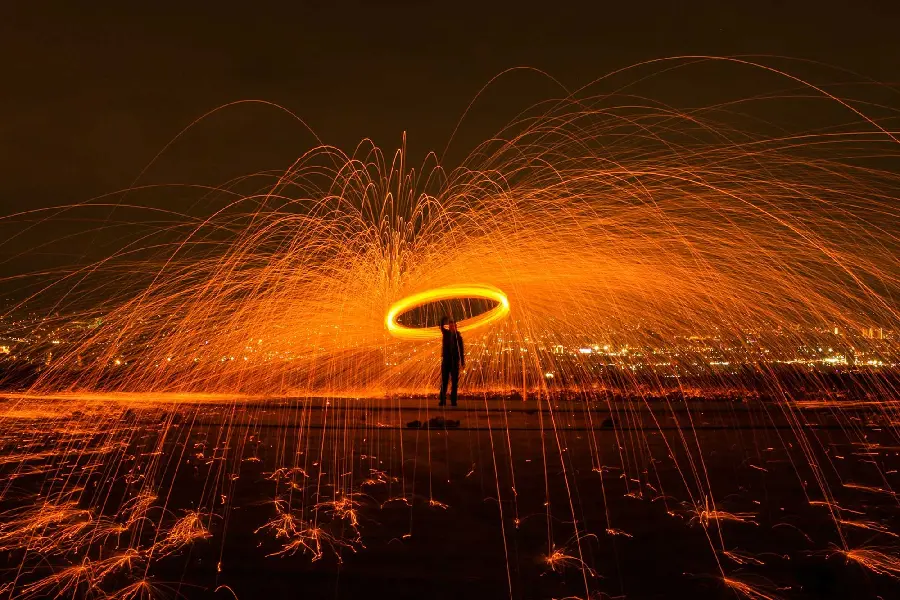 Most Viewed Male Profile Picture with Magical Fire Design