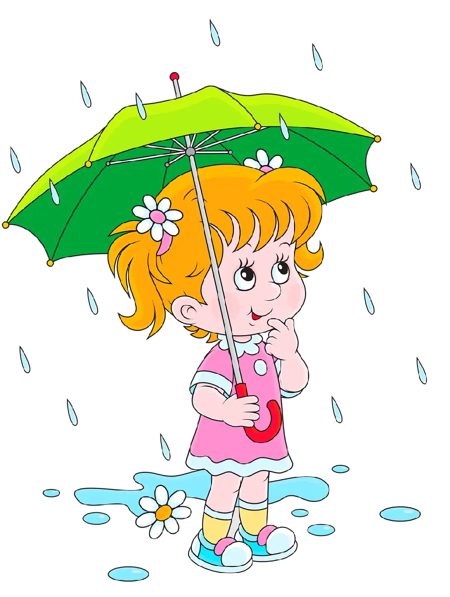 Download photo of girl in the rain png