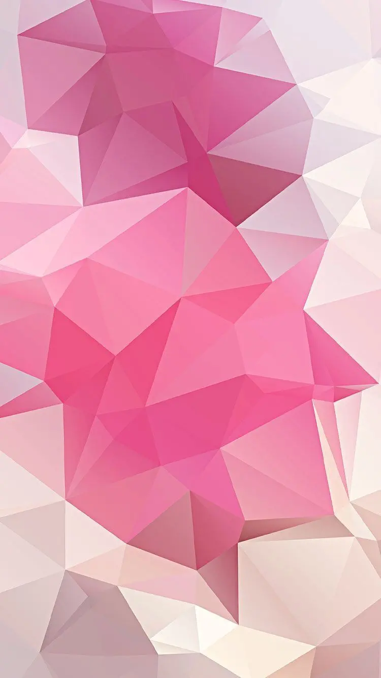 Pink geometric background photo for the phone with Full HD quality