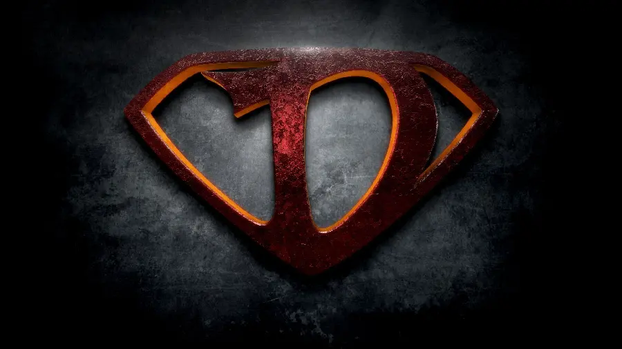 Amazing graphic image of the English letter D in high quality 