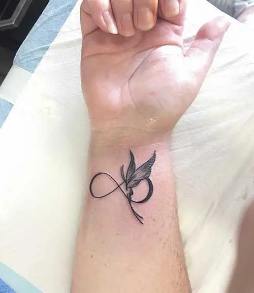 New tattoo pattern with a beautiful design of infinite love in super quality 4K