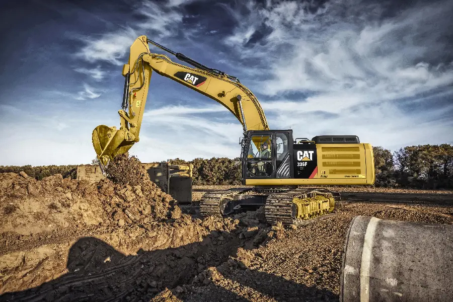 Yellow Excavator Wallpaper for Laptop