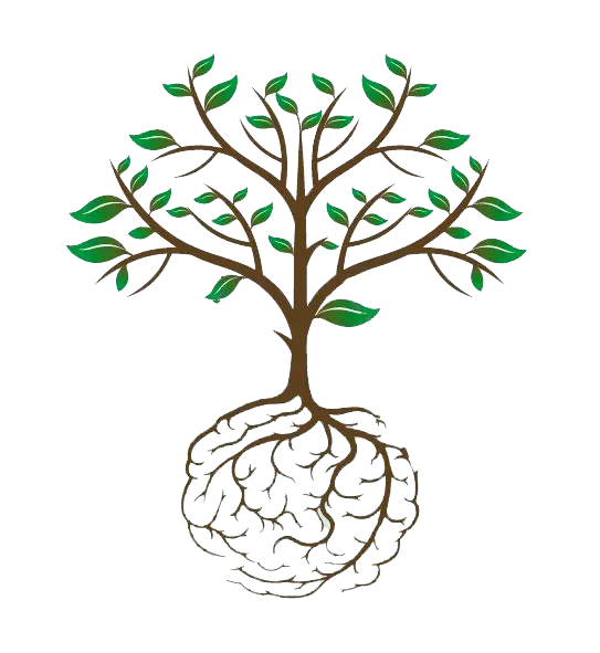 Back Granny with a tree design with roots for Photoshop