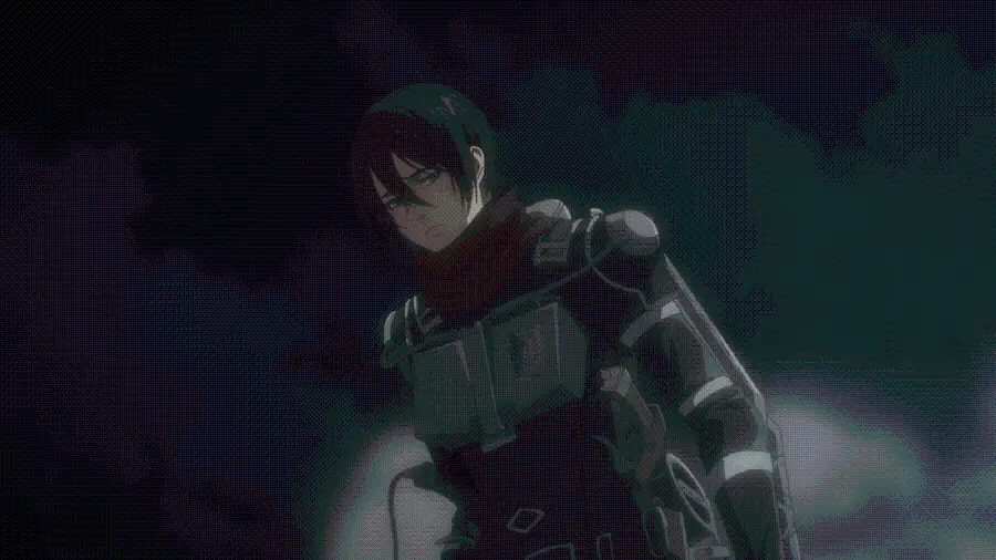 Dark Mikasa Ackerman Profile Picture in the Attack on Titan Anime 2022