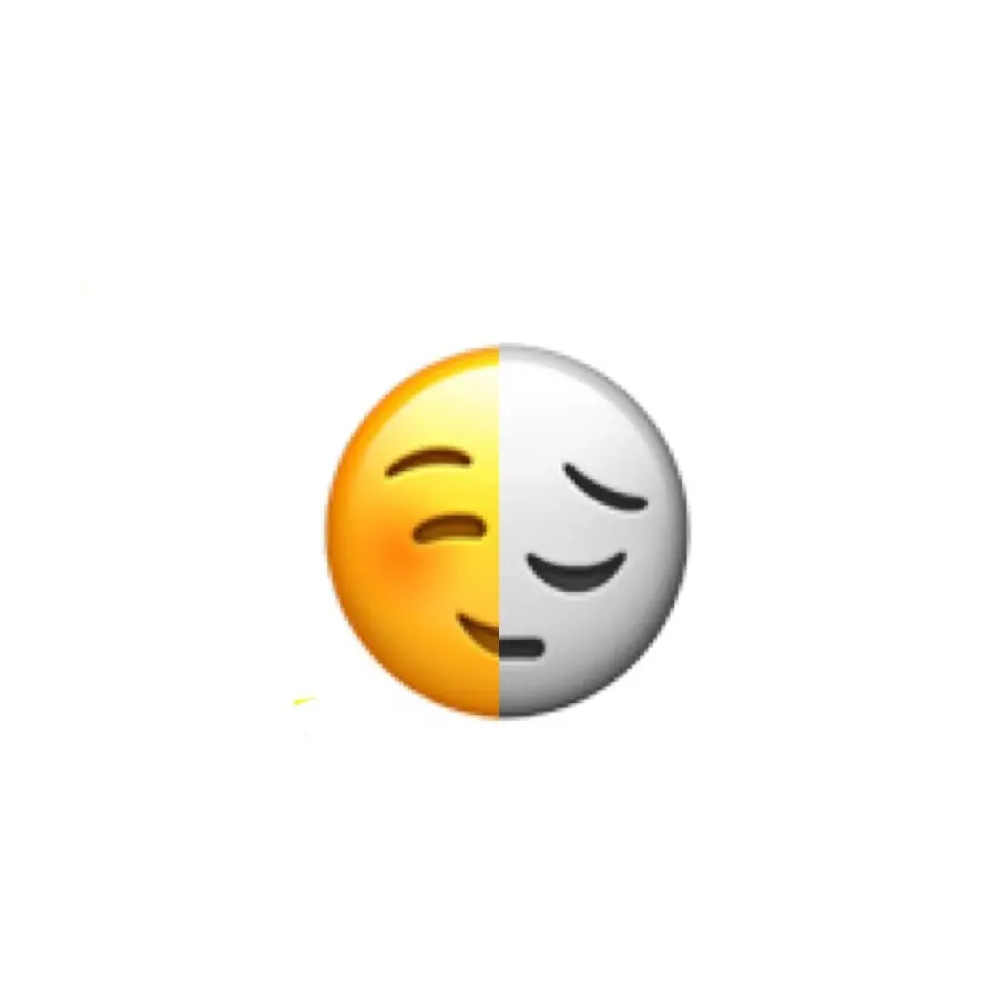 Good quality sad and indifferent emoji background