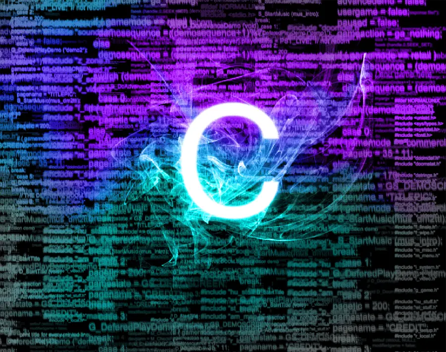 Incredibly beautiful wallpaper of the English letter c with a masterpiece of color 