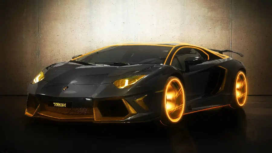 The most mesmerizing Lamborghini image in black and gold 2022