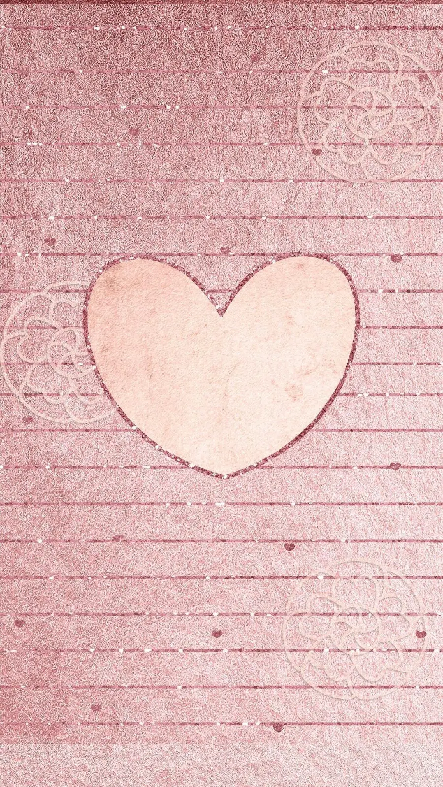The Most Famous Girly Background with Pink Heart Design HD