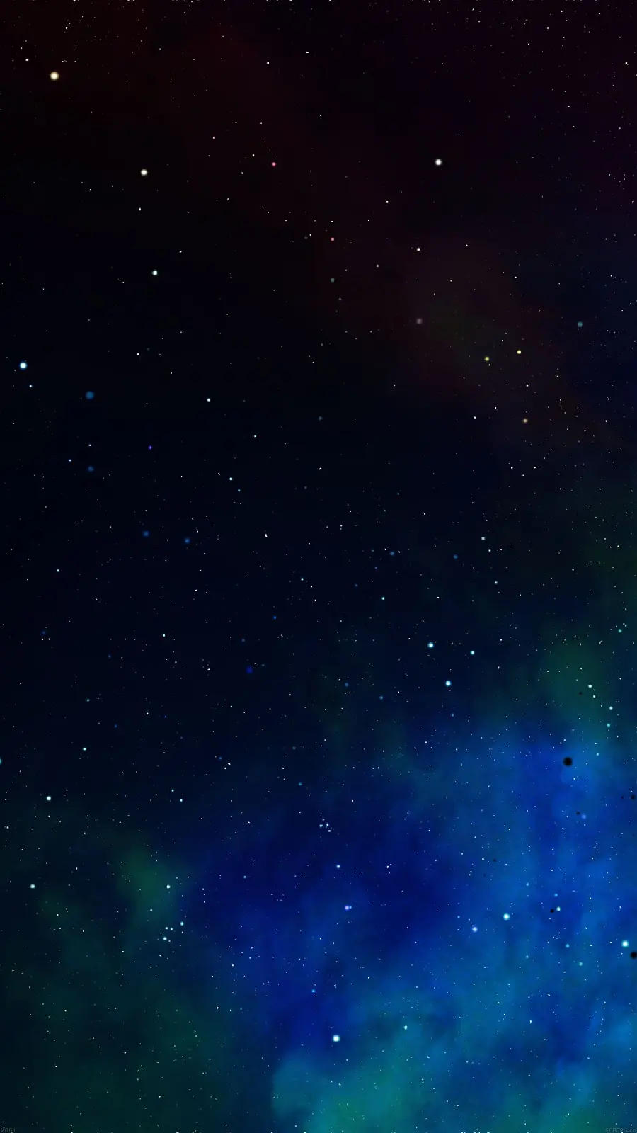 Download the background image of the blue galaxy, starry nebula suitable for Windows