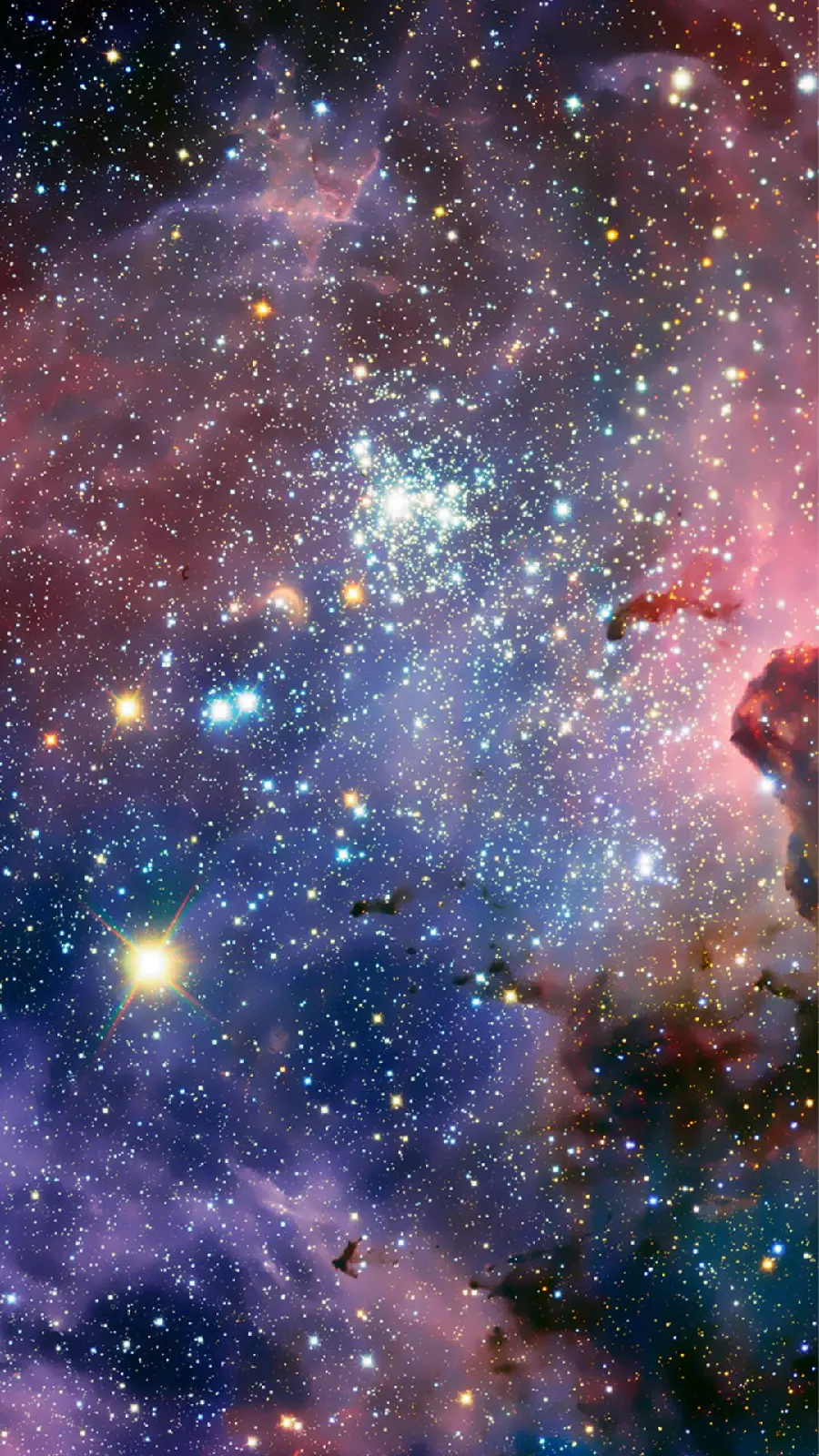 A cute and charming nebula wallpaper for a profile picture Background