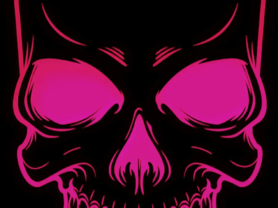 Special Pink Skull Graphic Image for Profile