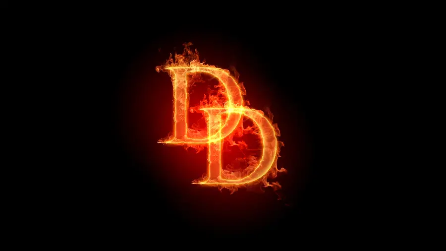 Amazing digital photo with the design of two letters D next to each other Both for the profile 