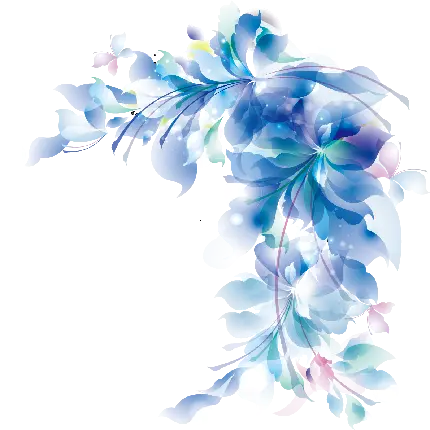 The latest beautiful blue flower image without a quality background 4K