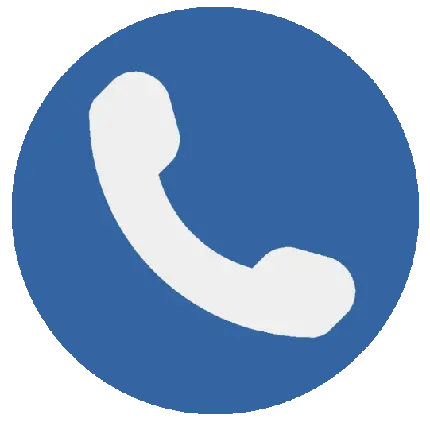 Phone design in blue and white in PNG format completely free