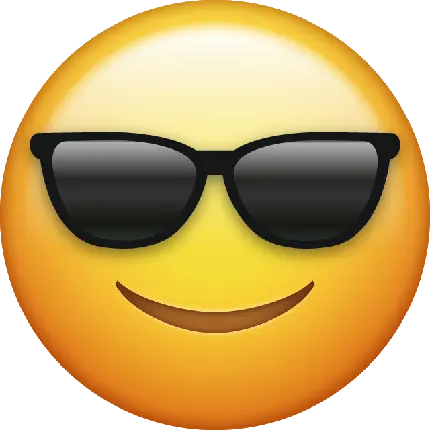 Download High-Quality Emoji and Sunglasses Sticker PNG Images