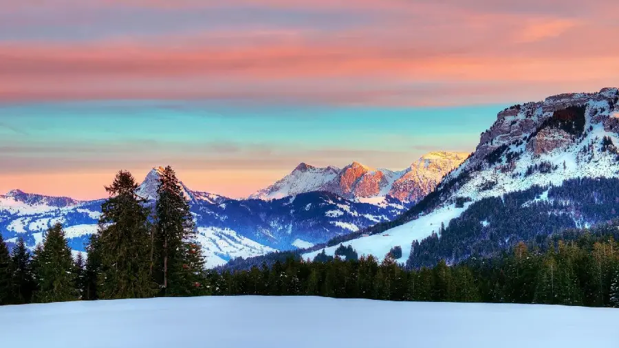 Full HD Swiss mountains wallpaper