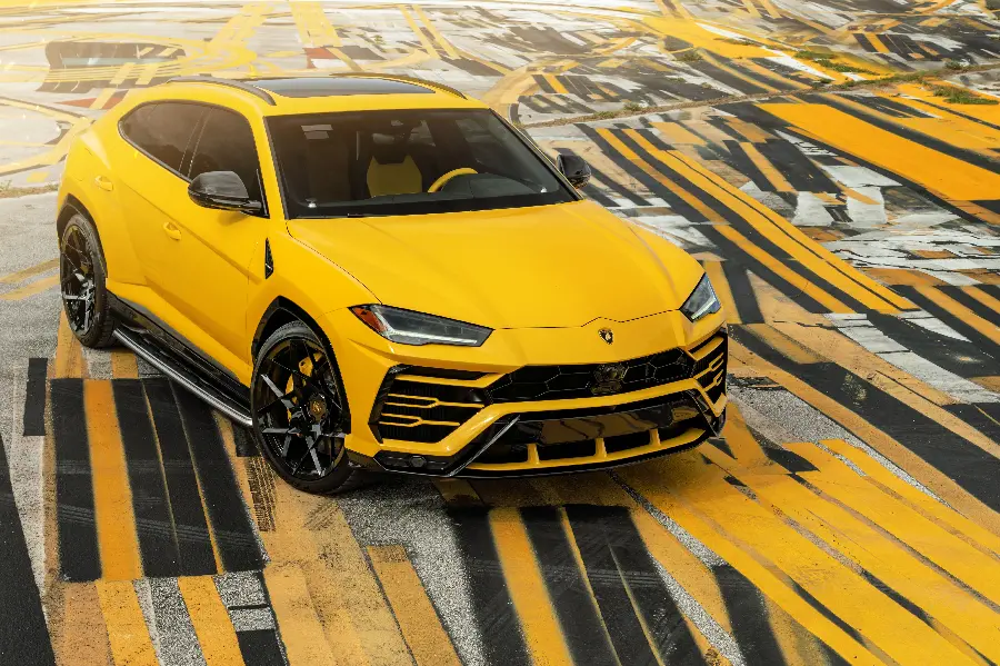 Yellow Lamborghini SUV profile photo