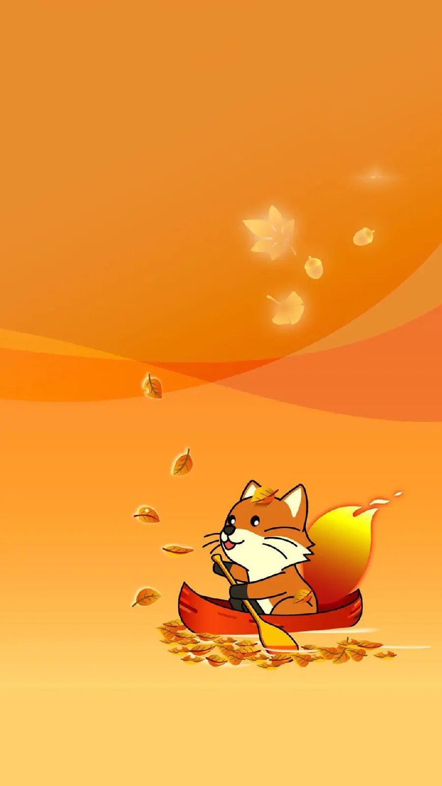 Fox Childish Wallpaper