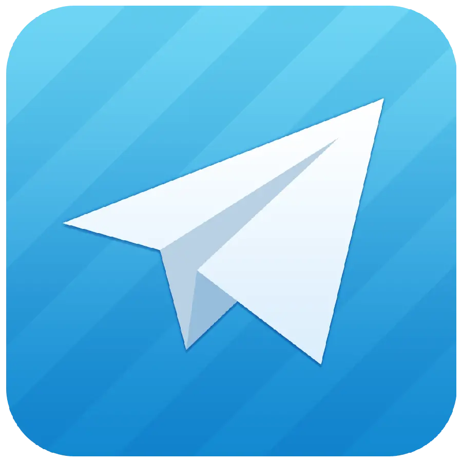 The most beautiful Telegram logo design for advertising work in Photoshop