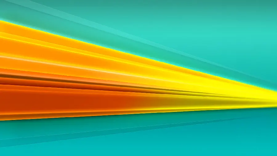 Simple and lovely tablet wallpaper with a cheerful yellow and blue theme