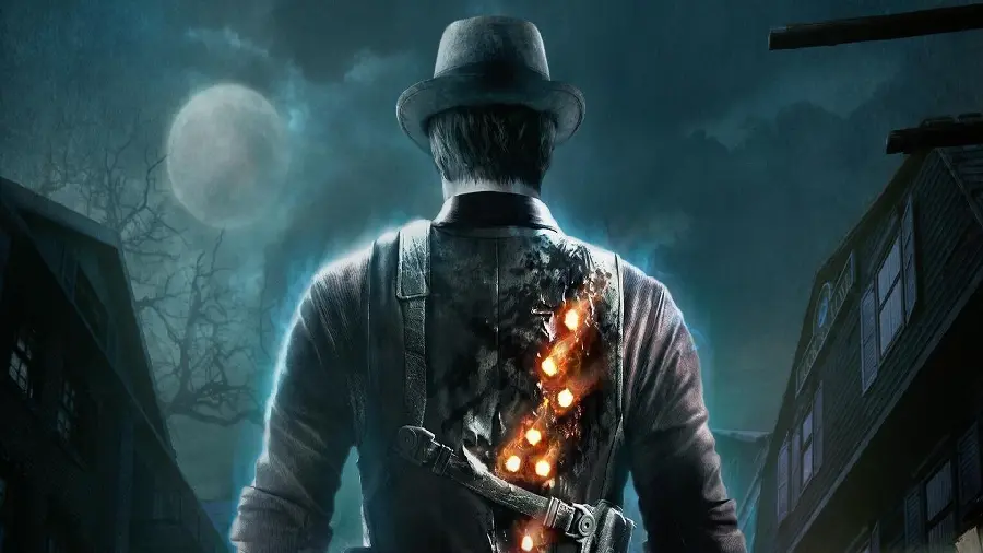 Boyish OS X Wallpaper with a Man Stabbed in the Back