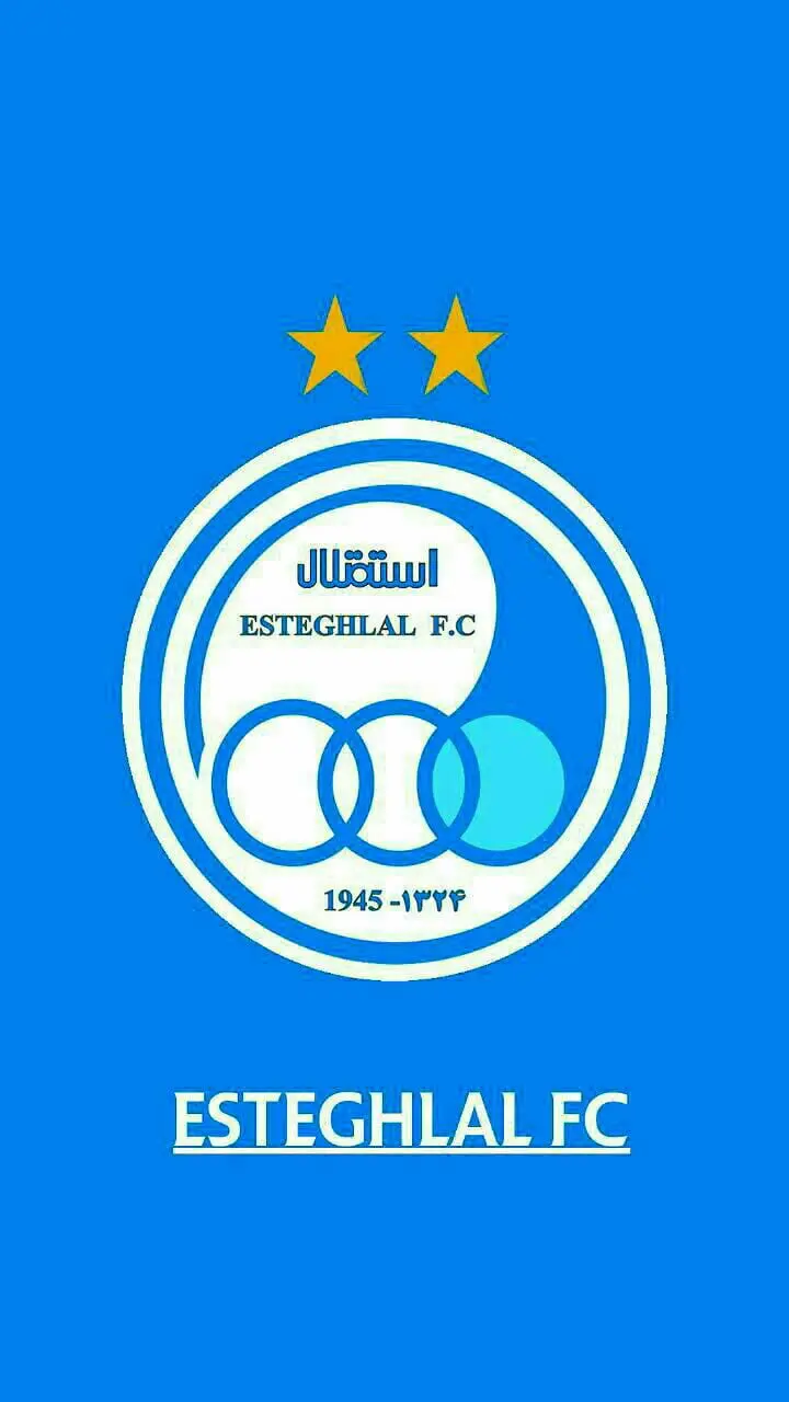 Isteghbal Tehran Club Flag and Logo Wallpaper for Mobile Phone