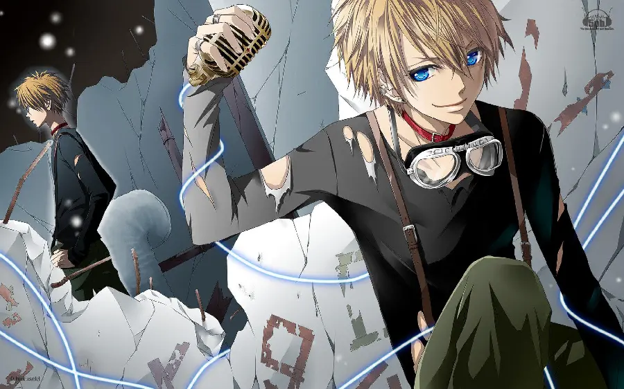 Attractive Blue-Eyed Anime Boy Picture