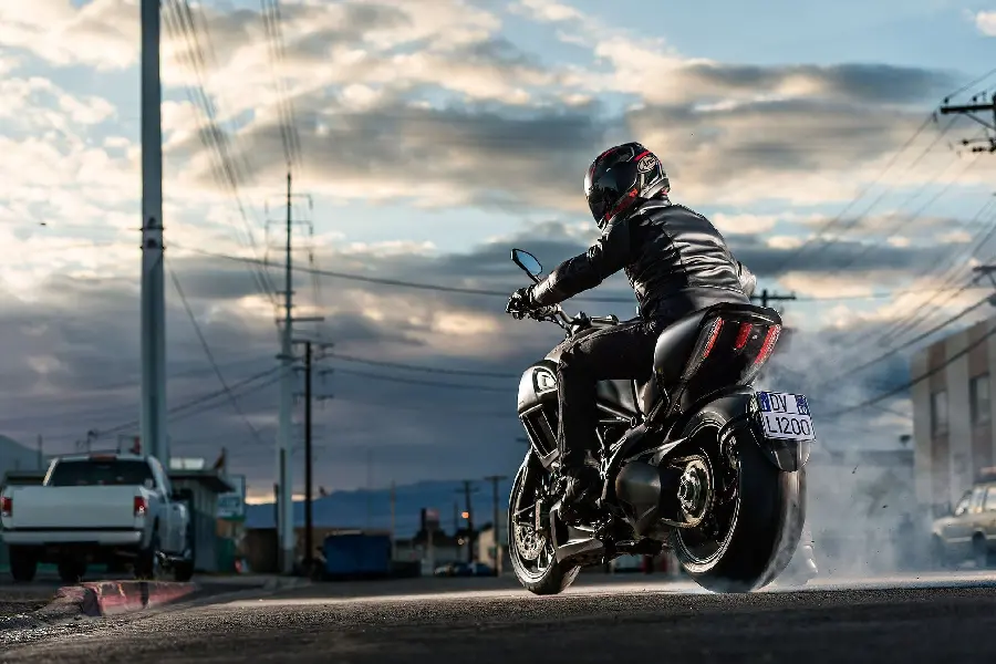 A cool idea photo of a motorbike