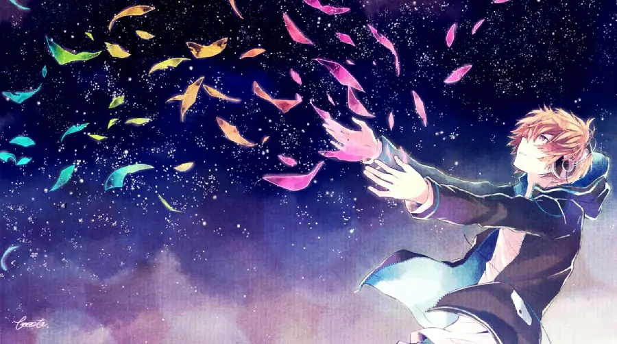 Beautiful Romantic Anime Boy Wallpaper