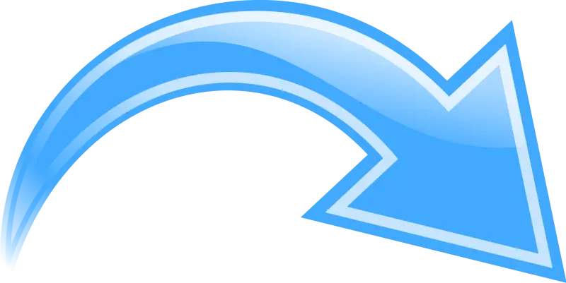 Download PNG Arrow Blue Arrow in the Southeast
