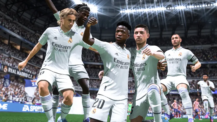 Real Madrid's unique profile photo in FIFA for Telegram