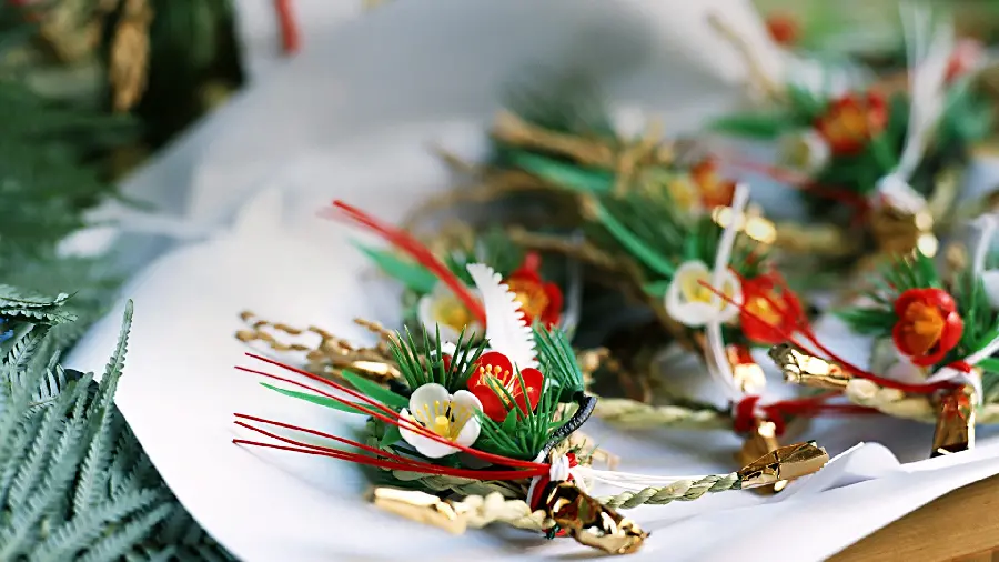 Beautiful artificial flower photo