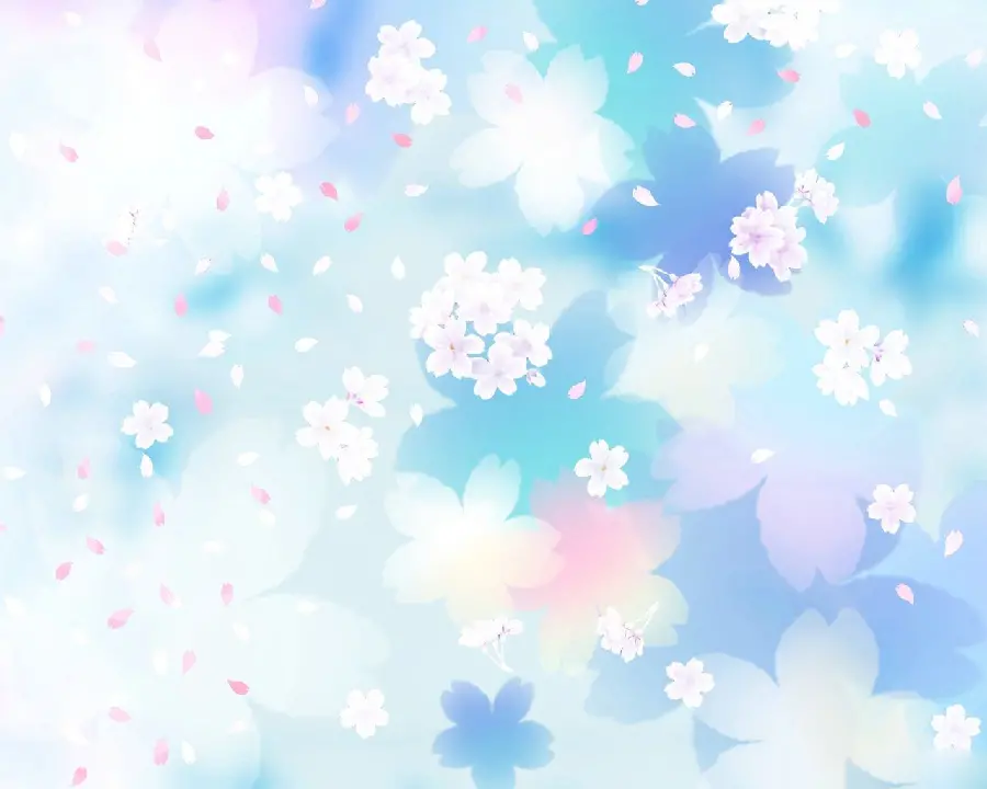 The Most Beautiful Blue and White Girly Wallpaper with HD Flower Design